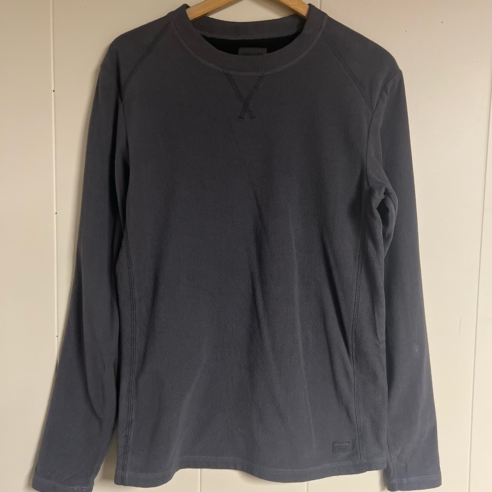 Frank & Oak athletic fleece long sleeve top